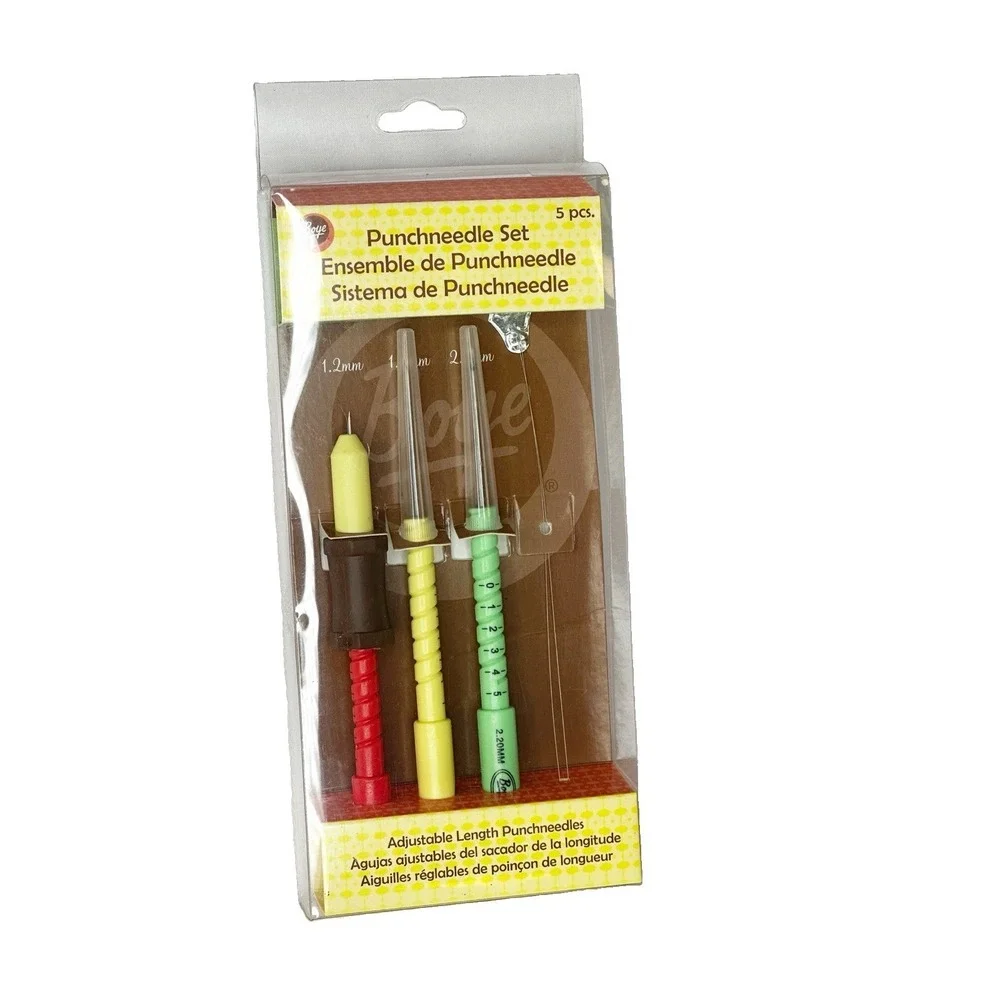 Boyle Punch Needle Set 5 Piece  Adjustable Length  New